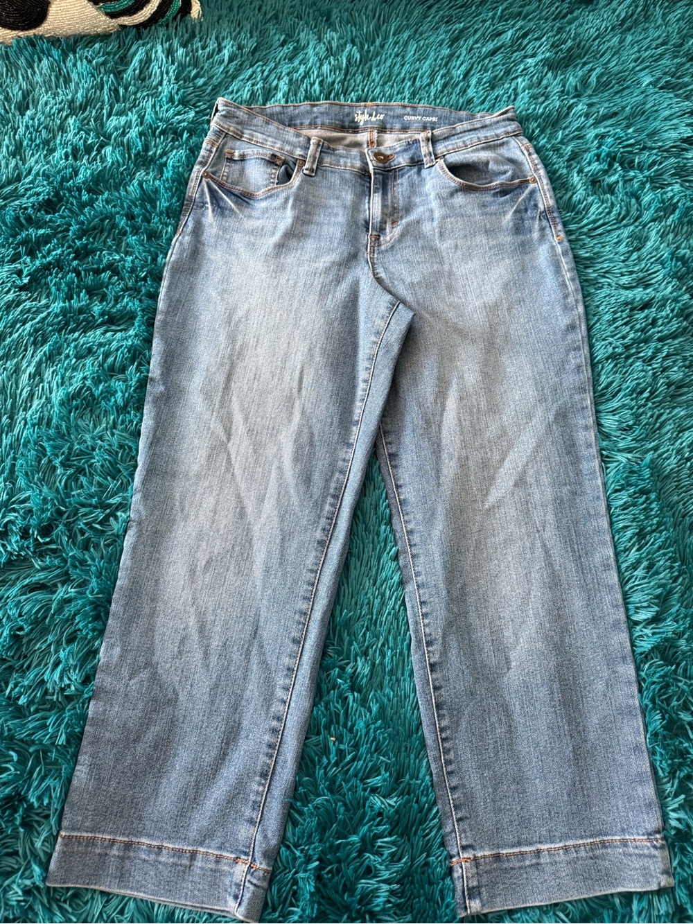 Style & Co. Light Blue Straight-Leg Women's Jeans
